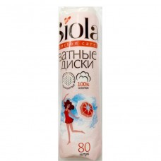 SIOLA Ватные диски 80шт прошитые